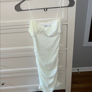 Princess Polly Cream Mini Dress
